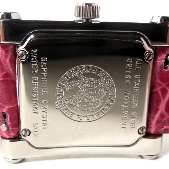 Pink Sapphire Diamond 1.73 Tcw Unisex Luxury Watch main image 6